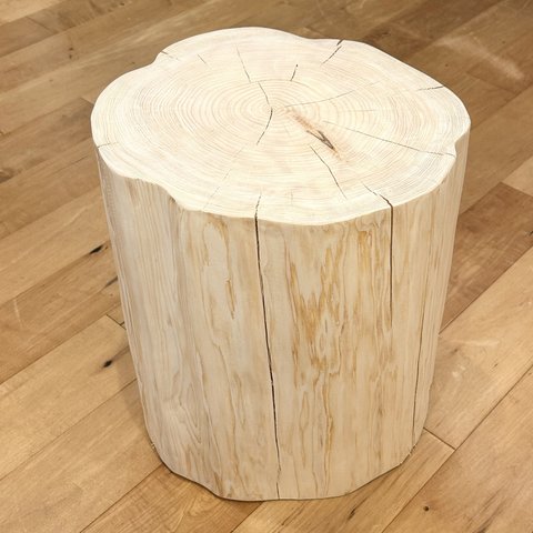 Hinoki Stool 【Frill】No.388