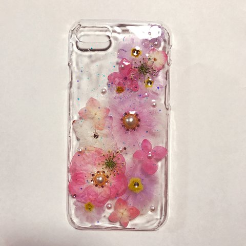 押し花 iPhoneケース