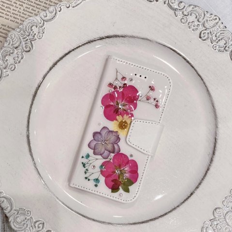 押し花iPhoneケース