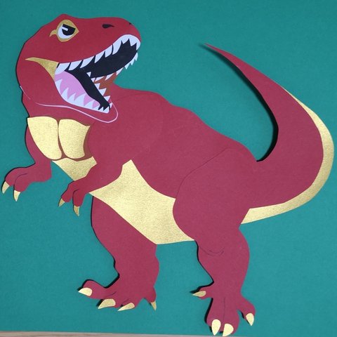 壁面飾り　恐竜　ティラノサウルス