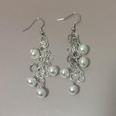 white pearl 05（ピアス/イヤリング）