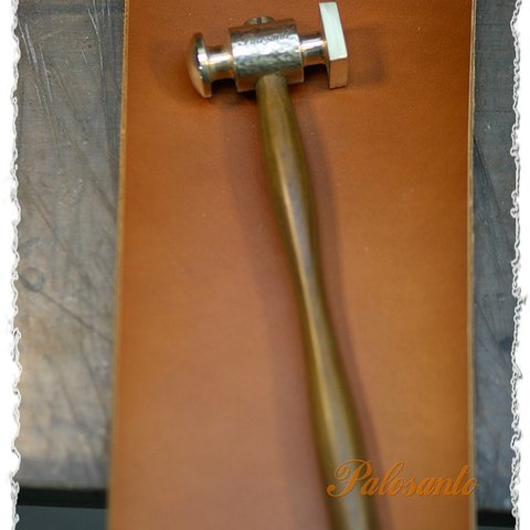 黄銅ハンマー(Brass Hammer)by Palosanto製ハンドメイドツール手作り道具