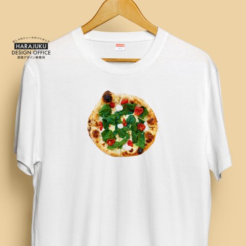 【半袖/長袖】オシャレおもしろTシャツ「ピザ」