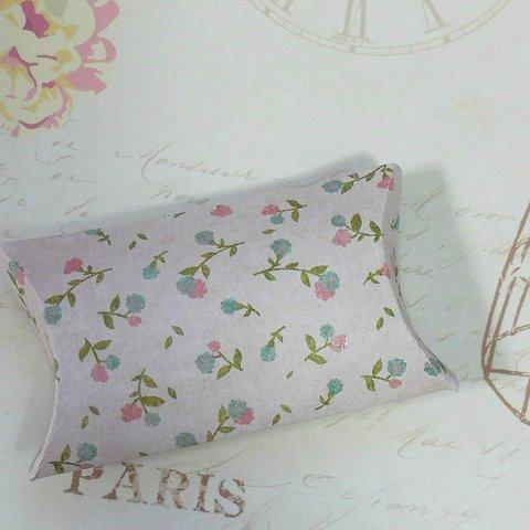 ギフトボックス　4個セット　Pillow Box Flower in Pink　ボックス　箱 