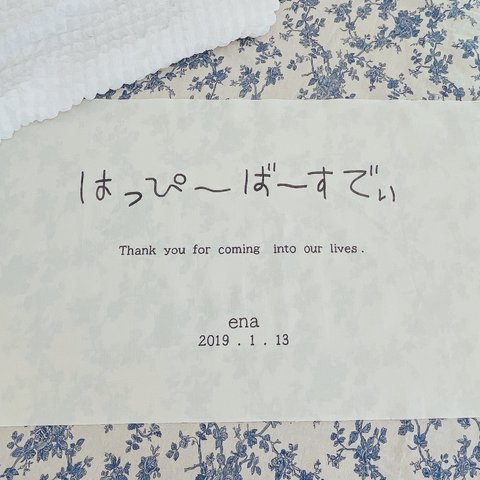 バースデータペストリー♡ はっぴーばーすでぃ‼︎ 誕生日タペストリー