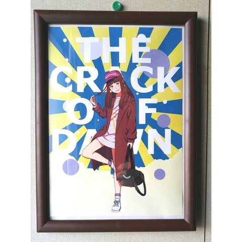【The Crack of Dawn】A4フレーム付きアートポスター
