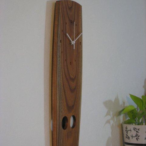 天然無垢材の振り子時計（木材：ケヤキ）KE-032、033、034）