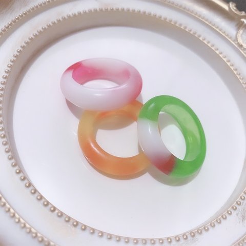 ハンドメイド　リング