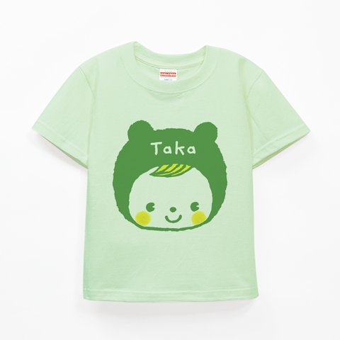 名前が入れられるＴシャツ（耳がかわいいメロンクマちゃん ）