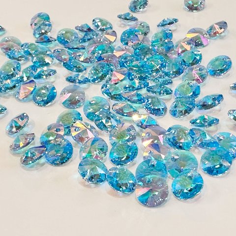 限定10セット✴︎ SWAROVSKI  クリスタルトランスミッション アクアマリン 6428 8mm ６個入り ✴︎