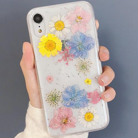 紫陽花&菊押し花スマホケース*全機種対応*ストラップホルダー*手帳型*iPhone11 iPhone11Pro iPhone11plusiPhoneX/XS iPhone8