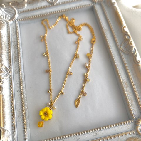 Dandelion  necklace