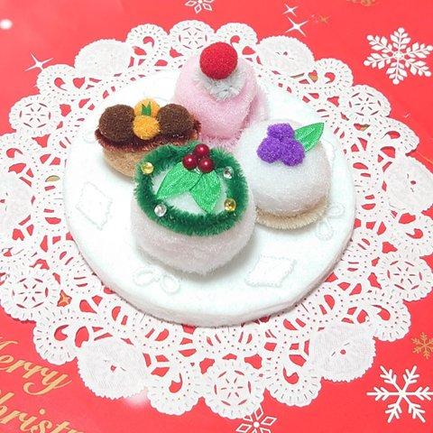 🆕☕ﾎﾟﾝﾎﾟﾝafternoon tea🍰Xmasプチフール4種セット🎄✨   