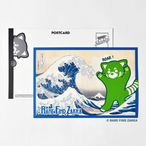 【2枚セット】RARE FIND ZAKKA -ORIGINALS- ポストカードコレクション　No.04「RFZ Panda vs. The Great Wave」 +　1枚