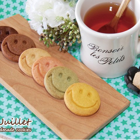 『スマイルクッキー』体に優しいみんな笑顔になるかわいいクッキー
