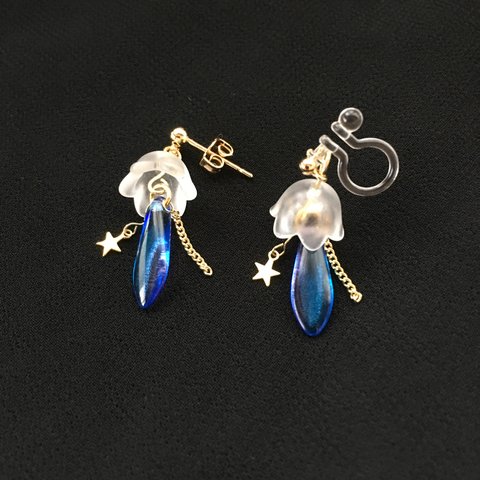 海月イヤリング／ピアス