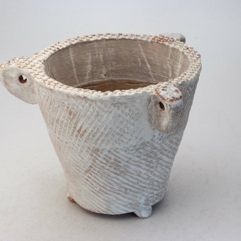 陶器製（4号ポット相当） #多肉植物 の欲しがる植木鉢 OPLLd-3952
