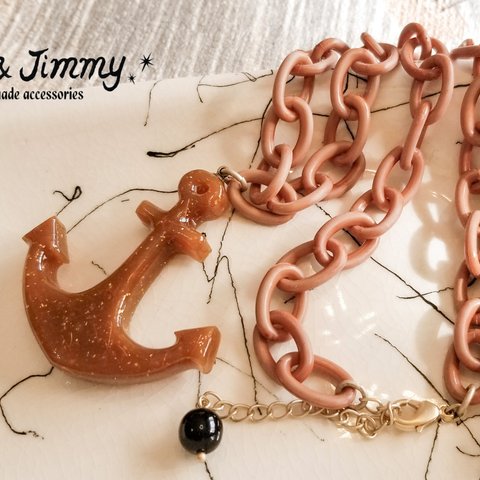 ⚓caramel anchor ネックレス⚓