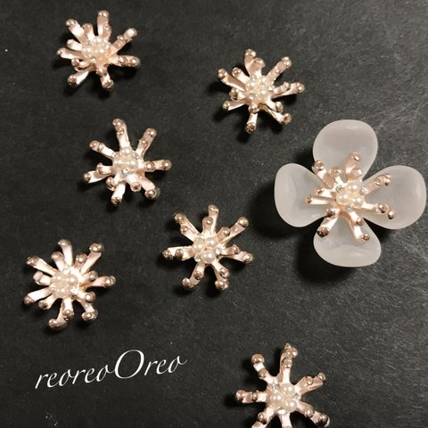 center bijou parts Flower&Pearl