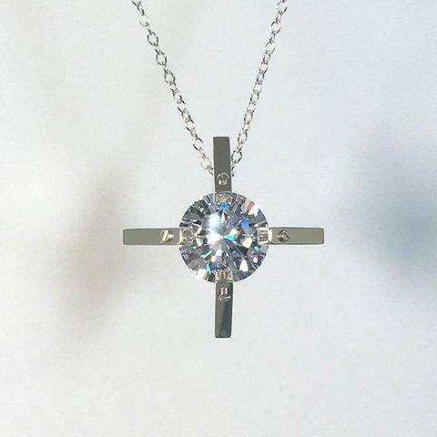 The Five Screws CubicZirconia Pendant Silver　キュービック　シルバー　ペンダント