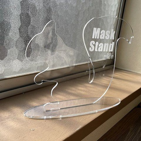 マスクスタンド　リスVerマスクラック　Mask Stand　玄関マスク一時置き マスクかけ 【送料無料】