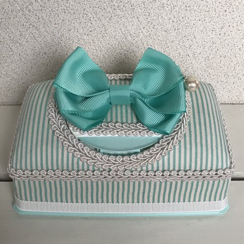 ♡再販♡ ストライプ柄 ウェットティッシュケース