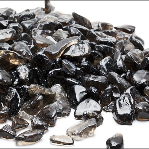 【サザレ・さざれ】モリオン〔黒水晶〕(ロシア産)　サザレ 100g　浄化用　オルゴナイト材料