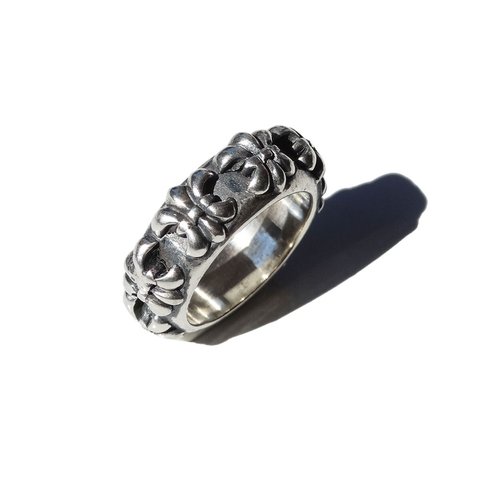 Vintage Fleur-de-lis Silver Ring