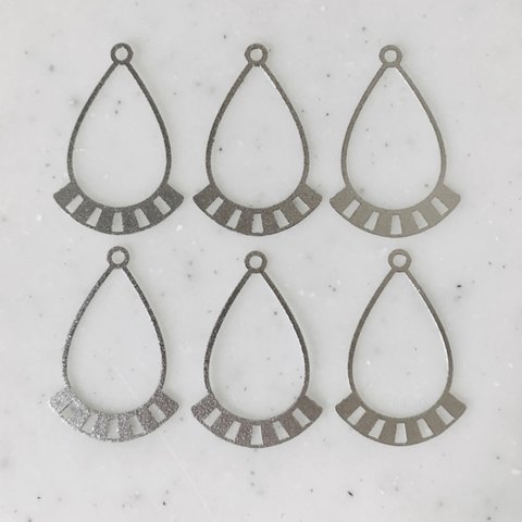 Silver Designed Drop Pendant Tops