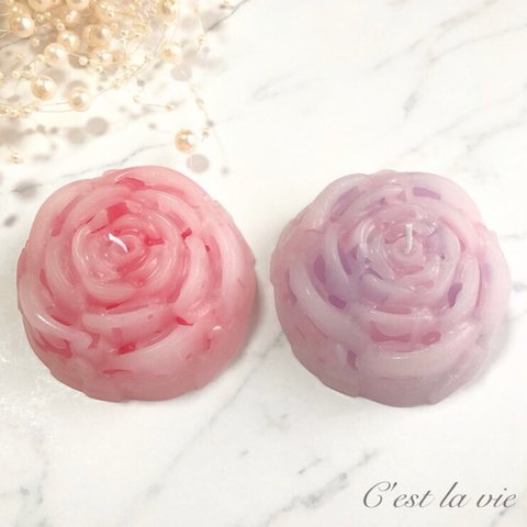 【再販】薔薇のアロマキャンドル