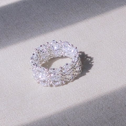 Lacy Grass Ring / クリアシルバー