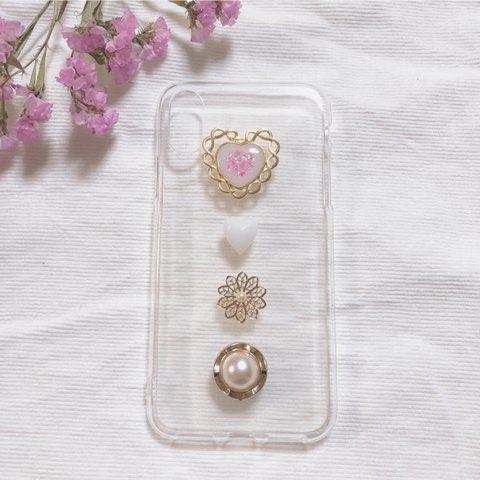 ゴールド👩🏻‍🦰💕iPhoneケース iPhoneXs,X,8,7対応 