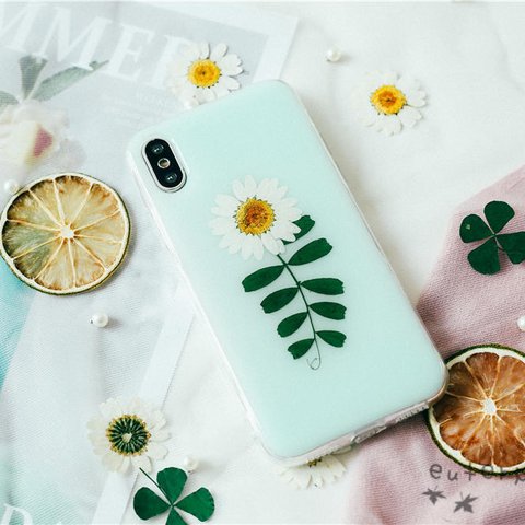 【多機種対応】 ＊本物のお花＊ 植物図鑑 押し花スマホケース iPhone15 iPhone14 iPhone13 AQUOS Xperia Galaxy Google Pixel