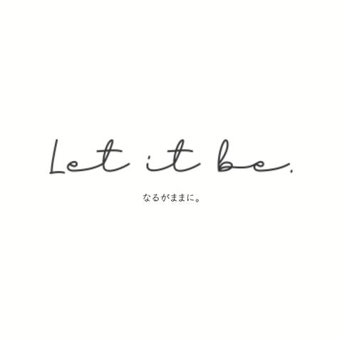 Let it be.【A-33】｜10日間持続 新感覚タトゥーシール 防水 ワンポイント