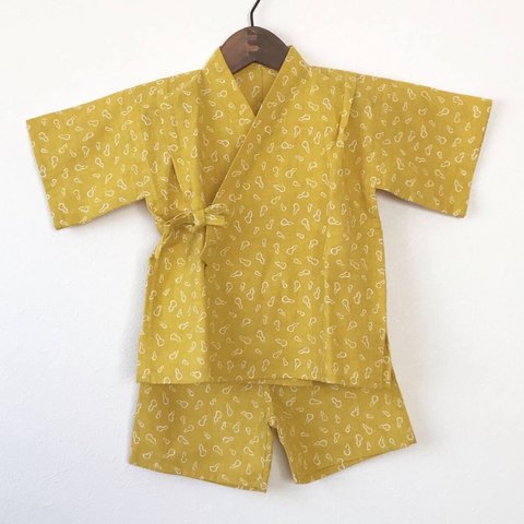 【 kirin-makura様ご注文品】子供甚平　ひょうたん　サイズ80