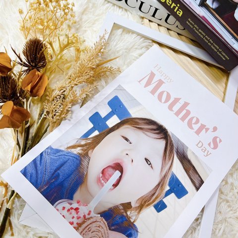 A4【B 縦型】母の日 カレンダー お母さん お義母さん ママ プレゼント ポスター オリジナル 写真