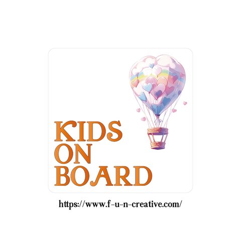 全10色 マグネット ジャーニーシリーズ ハート KIDS ON BOARD