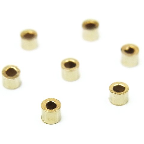 14KGF つぶし玉 1×1mm【30コ販売】(14K-TB1