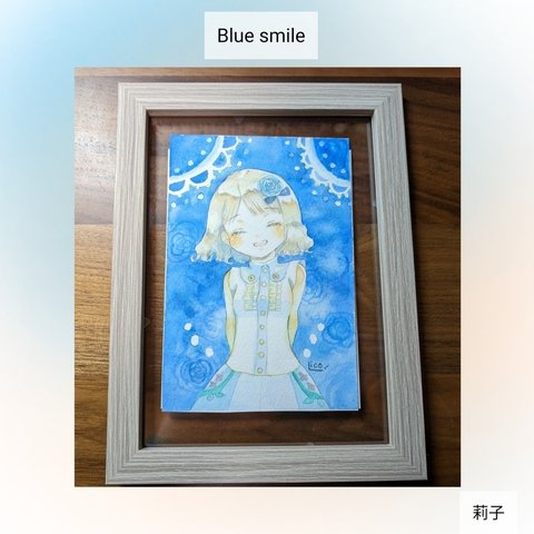 Blue smile*°イラスト原画