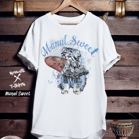 焼き芋マヌルネコTシャツ「Manul Sweet」