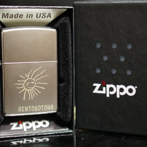 【zippo】子供の描いた絵を加工します