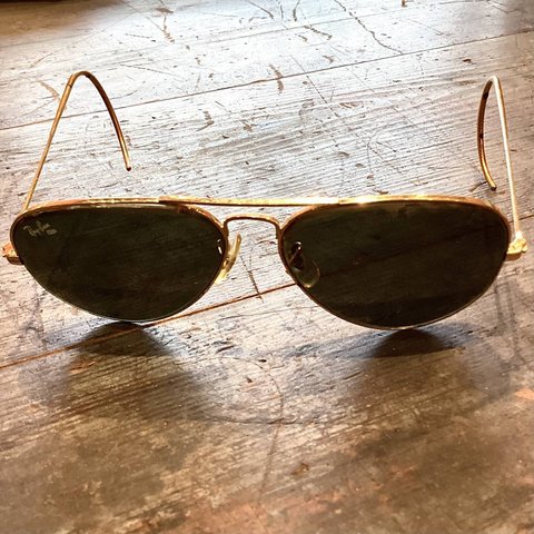 ★レイバン/Ray-Ban/サングラス/B&L/GP/グリーン/手巻き/セル先/ヴィンテージ/vintage