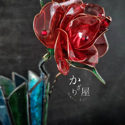 アリシアの薔薇のかんざし（hair ornaments of flower〜goddess of emptiness〜 ）