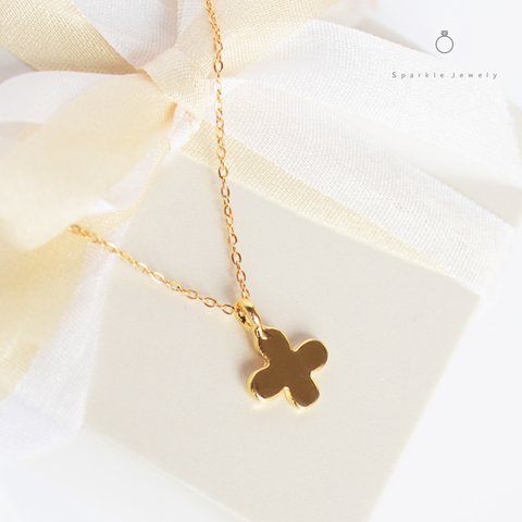 "clover" neckless（silver925 18kgp・ネックレス）