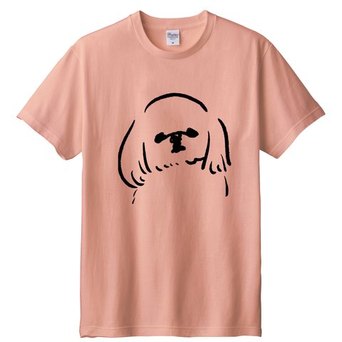 シーズー　 Tシャツ （ピンク）犬　Lサイズ