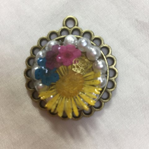 金色の薔薇の花も咲いているよ！