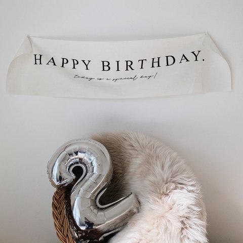 Birthday Tapestry / HAPPY BIRTHDAY. | コットンリネン | 誕生日飾り | 誕生日 | バースデータペストリー