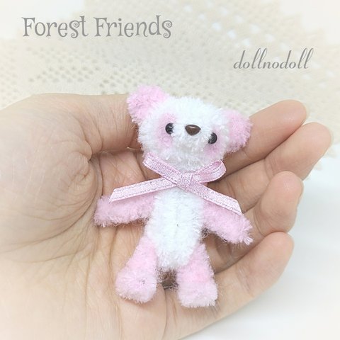 パンダ★ ピンク ★ モールベア ★ テディベア ★dollnodoll®