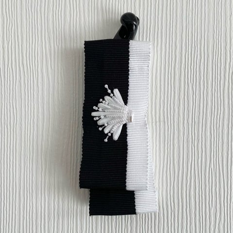 刺繍バナナクリップ [ Magalie ]  Bicolor