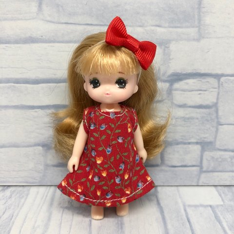 ☆MMC1417☆ミキちゃんマキちゃん用ワンピース、リボンセット